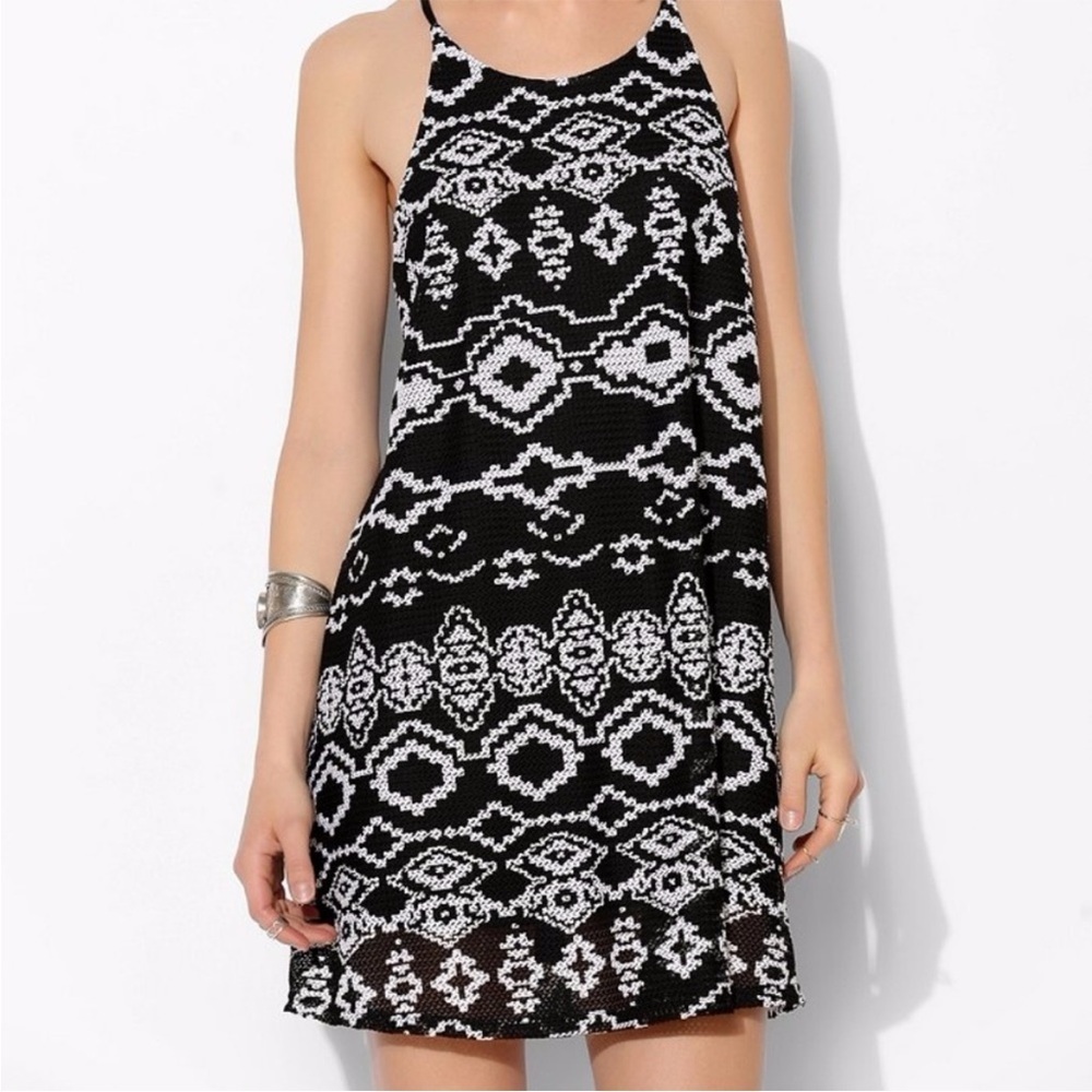 Anthropologie Staring At Stars Aztec Mini Dress XS